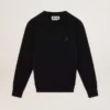 Sudadera negra de la Star Collection con una estrella tono sobre tono en la parte delantera