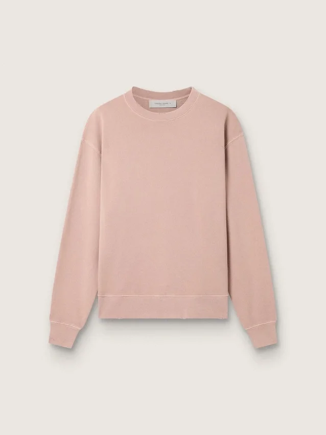 Sudadera rosa empolvado con logotipo invertido en la espalda - Jersey Capsule