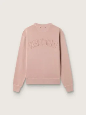 Sudadera rosa empolvado con logotipo invertido en la espalda – Jersey Capsule
