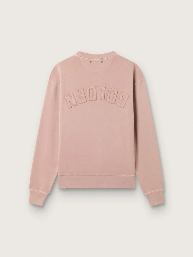 Sudadera rosa empolvado con logotipo invertido en la espalda - Jersey Capsule