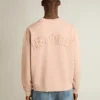 Sudadera rosa empolvado con logotipo invertido en la espalda - Jersey Capsule