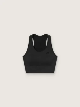 Sujetador deportivo negro para mujer