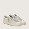 Super-Star en nubuck con cristales Swarovski y estrella de ante gris hielo