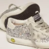 Super-Star Junior con purpurina plateada y detalles de ante