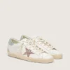 Super-Star LTD para mujer con estrella multicolor brillante y lengüeta de ante en el talón