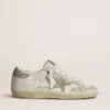 Super-Star LTD para mujer con estrella y lengüeta del talón de ante beige y bordado floral