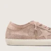 Super-Star LTD para mujer en ante perforado rosa empolvado con estrella tono sobre tono