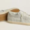 Super-Star LTD para mujer en ante platino y cristales Swarovski con estrella de ante platino