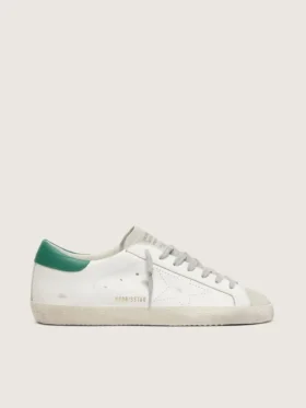 Super-Star para hombre con estrella perforada y lengüeta del talón verde