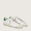 Super-Star para hombre con estrella perforada y lengüeta del talón verde