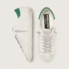 Super-Star para hombre con estrella perforada y lengüeta del talón verde