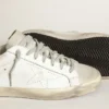 Super-Star para hombre con estrella perforada y lengüeta en el talón en gris hielo