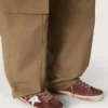 Super-Star para hombre en ante color óxido con estrella de piel metalizada en platino