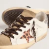 Super-Star para mujer con estampado de leopardo y estrella de cristal Swarovski