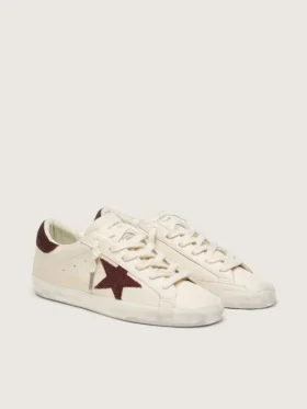 Super-Star para mujer con estrella de ante y lengüeta en el talón con cristales Swarovski