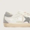 Super-Star para mujer con estrella de cristal Swarovski plateada y lengüeta en el talón