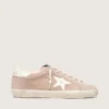 Super-Star para mujer en ante rosa empolvado con estrella blanca