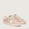 Super-Star para mujer en ante rosa empolvado con estrella blanca