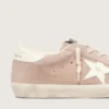 Super-Star para mujer en ante rosa empolvado con estrella blanca