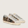Super-Star para mujer en piel con estampado de leopardo