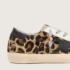 Super-Star para mujer en piel con estampado de leopardo