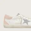 Super-Star para mujer en piel con estrella de cristales Swarovski y lengüeta en el talón