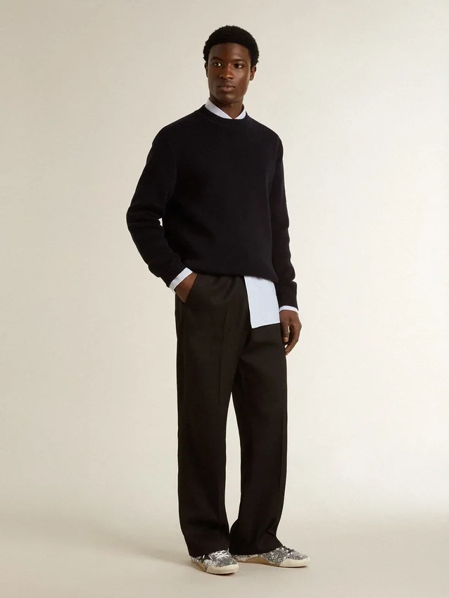 True-Star para hombre con lentejuelas plateadas, estrella negra y lengüeta de talón de piel plateada