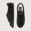 True-Star para mujer en ante negro con cristales Swarovski y estrella de piel negra