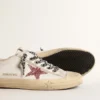 V-Star con estrella rosa brillante y lengüeta del talón de piel metalizada
