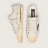 V-Star para mujer con estrella de ante negro y letras bordadas
