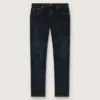 Vaqueros de corte ajustado para hombre en denim elástico índigo oscuro