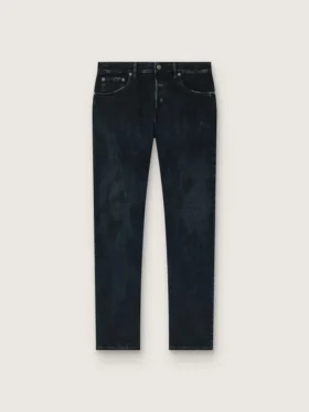 Vaqueros de corte ajustado para hombre en denim elástico índigo oscuro