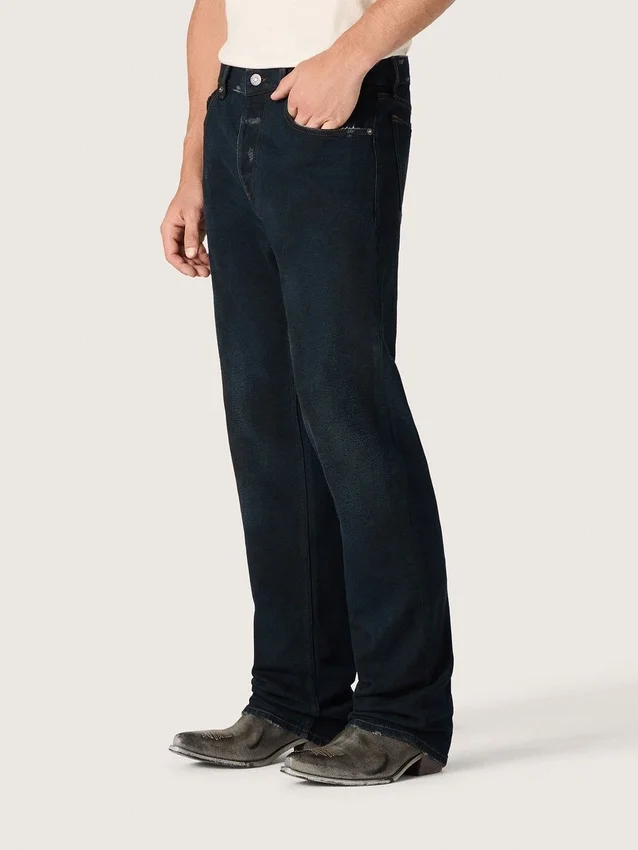 Vaqueros de corte ajustado para hombre en denim elástico índigo oscuro