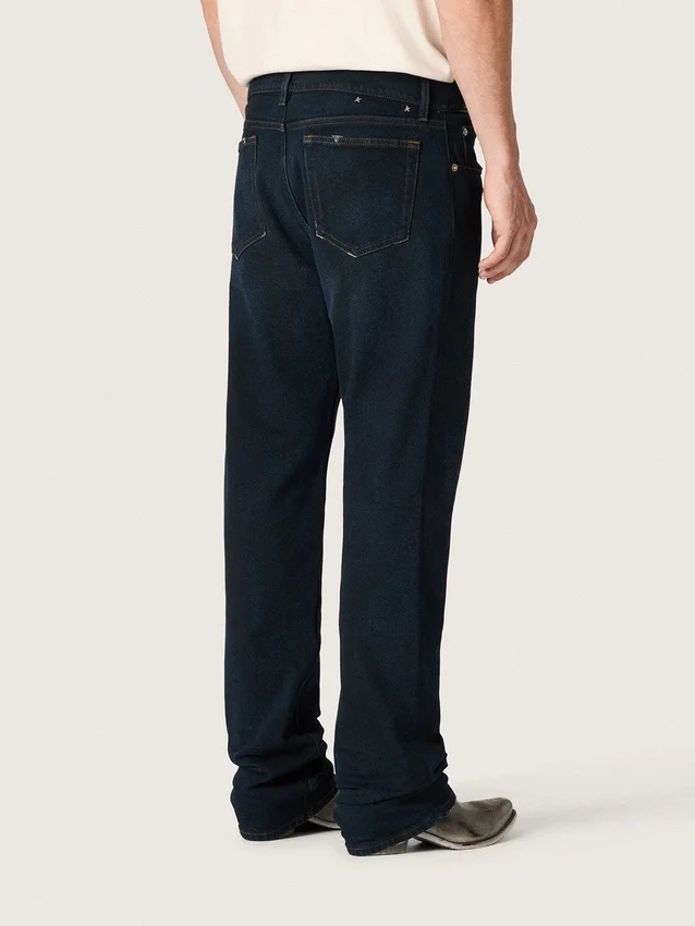 Vaqueros de corte ajustado para hombre en denim elástico índigo oscuro
