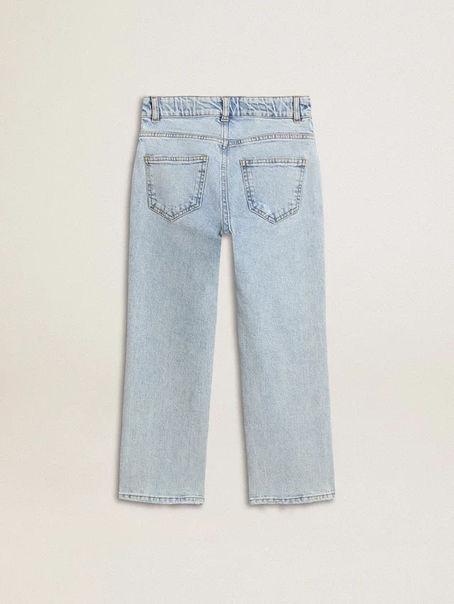 Vaqueros de denim claro para niños
