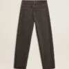 Vaqueros de hombre en color gris oscuro, de denim con lavado «twist crease»
