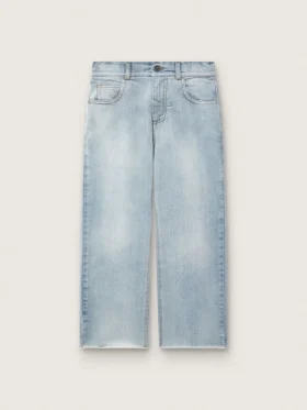 Vaqueros «Golden» para niños en denim azul claro con logotipo bordado