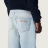 Vaqueros «Golden» para niños en denim azul claro con logotipo bordado