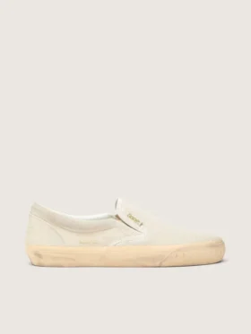 VCE Penstar para hombre en ante beige y lentejuelas color perla