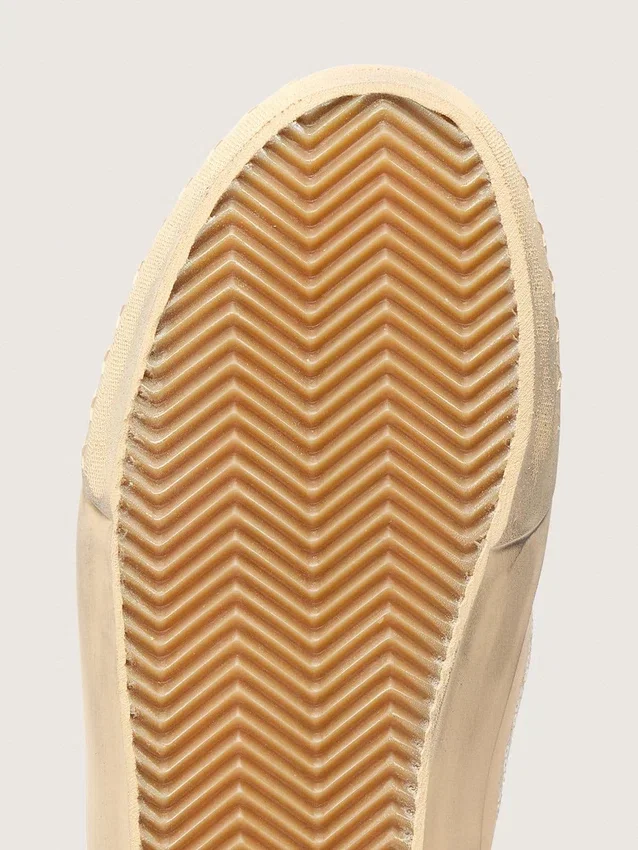VCE Penstar para hombre en ante beige y lentejuelas color perla