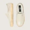 VCE Penstar para mujer en ante beige y lentejuelas color perla