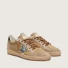 Zapatillas Ball Star LTD para hombre en ante color tabaco con estrella plateada