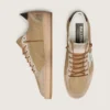 Zapatillas Ball Star LTD para hombre en ante color tabaco con estrella plateada