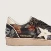 Zapatillas Ball Star LTD para mujer en napa color ébano con bordados multicolores y estrella blanca