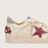 Zapatillas Ball Star LTD para mujer en napa con estrella de piel y lengüeta del talón de ante plateado