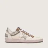 Zapatillas Ball Star LTD para mujer en piel napa con estrella metálica de origen biológico e inserciones