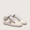 Zapatillas Ball Star LTD para mujer en piel napa con estrella metálica de origen biológico e inserciones