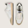 Zapatillas Ball Star para hombre con estrella de piel metalizada y lengüeta trasera de piel gris