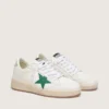 Zapatillas Ball Star para hombre con estrella de piel verde y lengüeta metálica en el talón