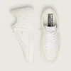Zapatillas Ball Star para hombre con estrella y lengüeta del talón de piel blanca